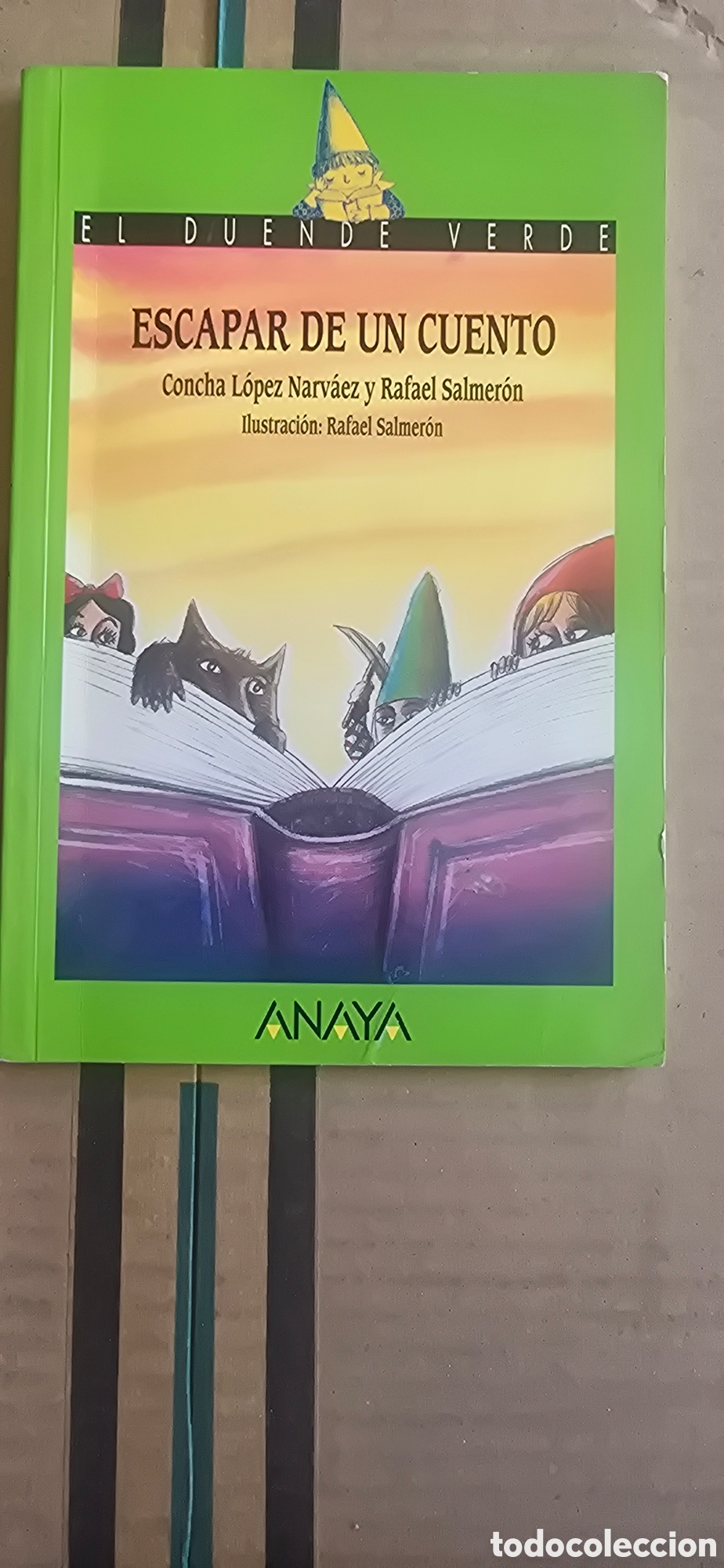 Libros de segunda mano: Escapar de un cuento - Concha L&oacute;pez y Rafael Salmer&oacute;n - Foto 1