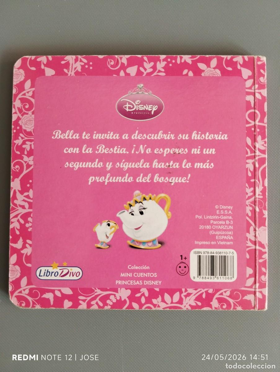 Libros de segunda mano: Cuento - BELLA - Disney - 581 - Foto 6