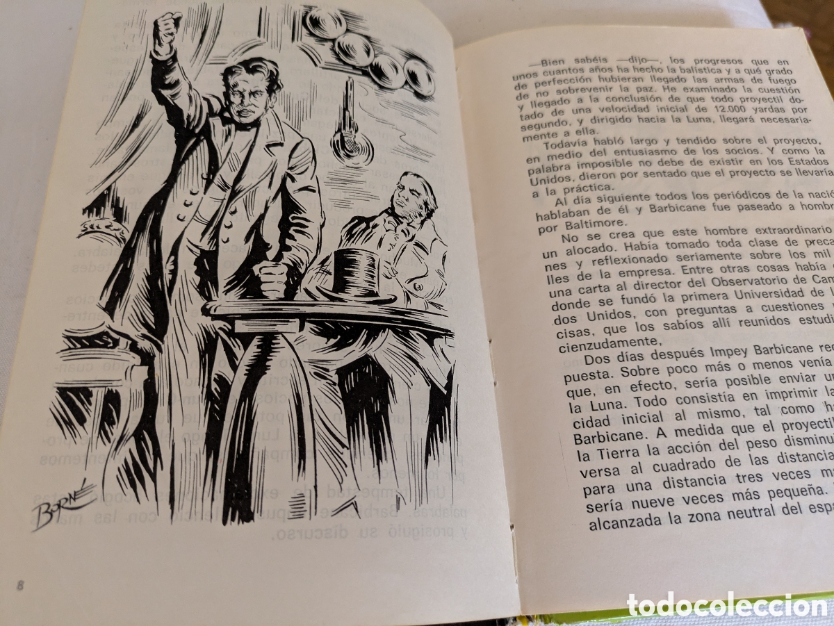 Libros de segunda mano: De la Tierra a la Luna. Julio Verne - Foto 3