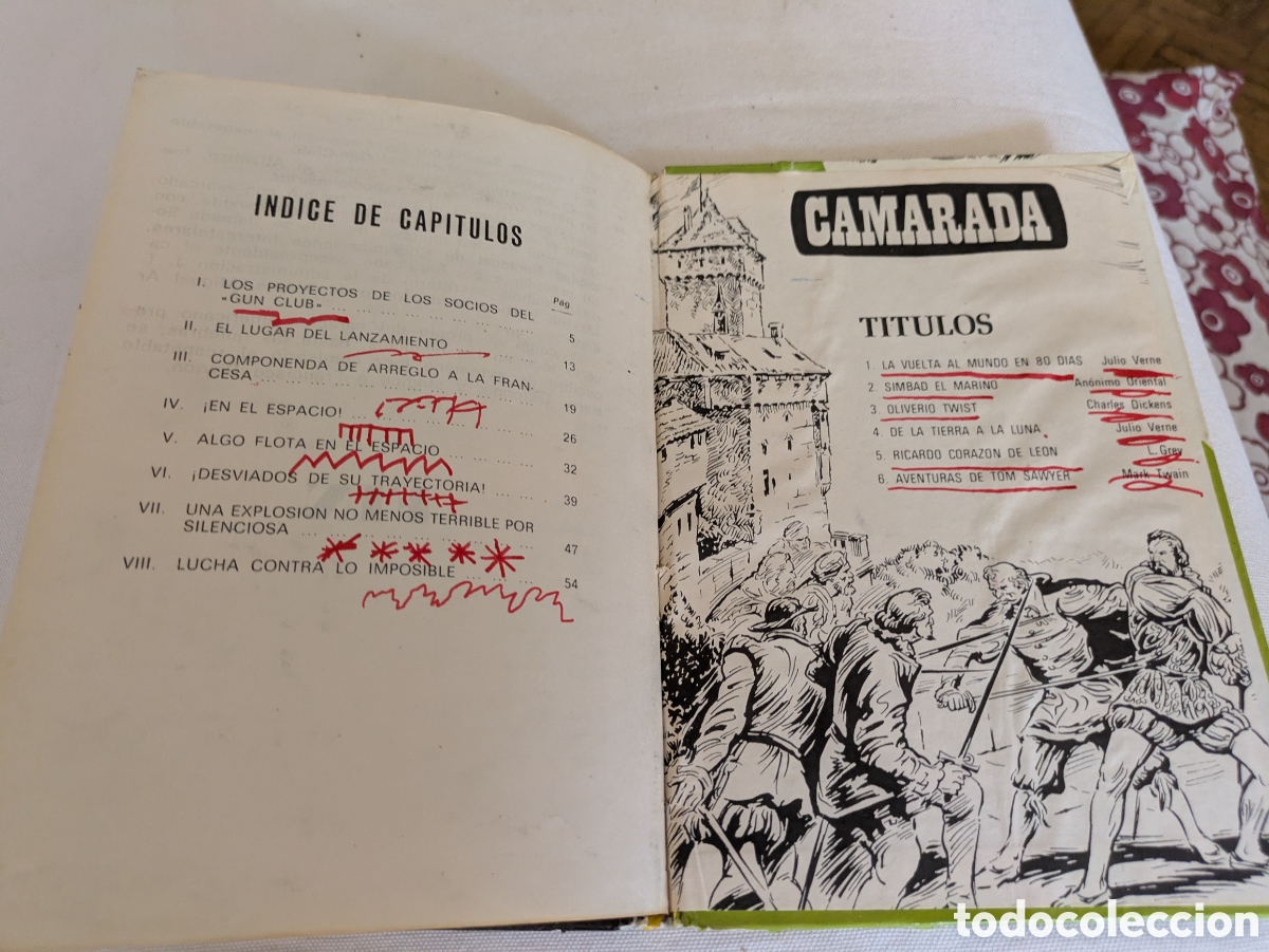 Libros de segunda mano: De la Tierra a la Luna. Julio Verne - Foto 4