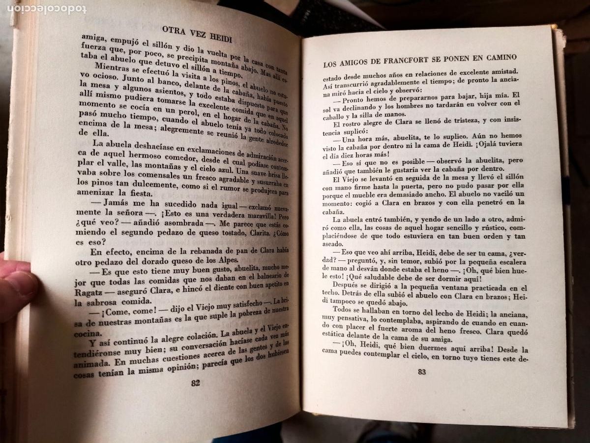 Libros de segunda mano: OTRA VEZ HEIDI (JUANA SPYRI) - Foto 4