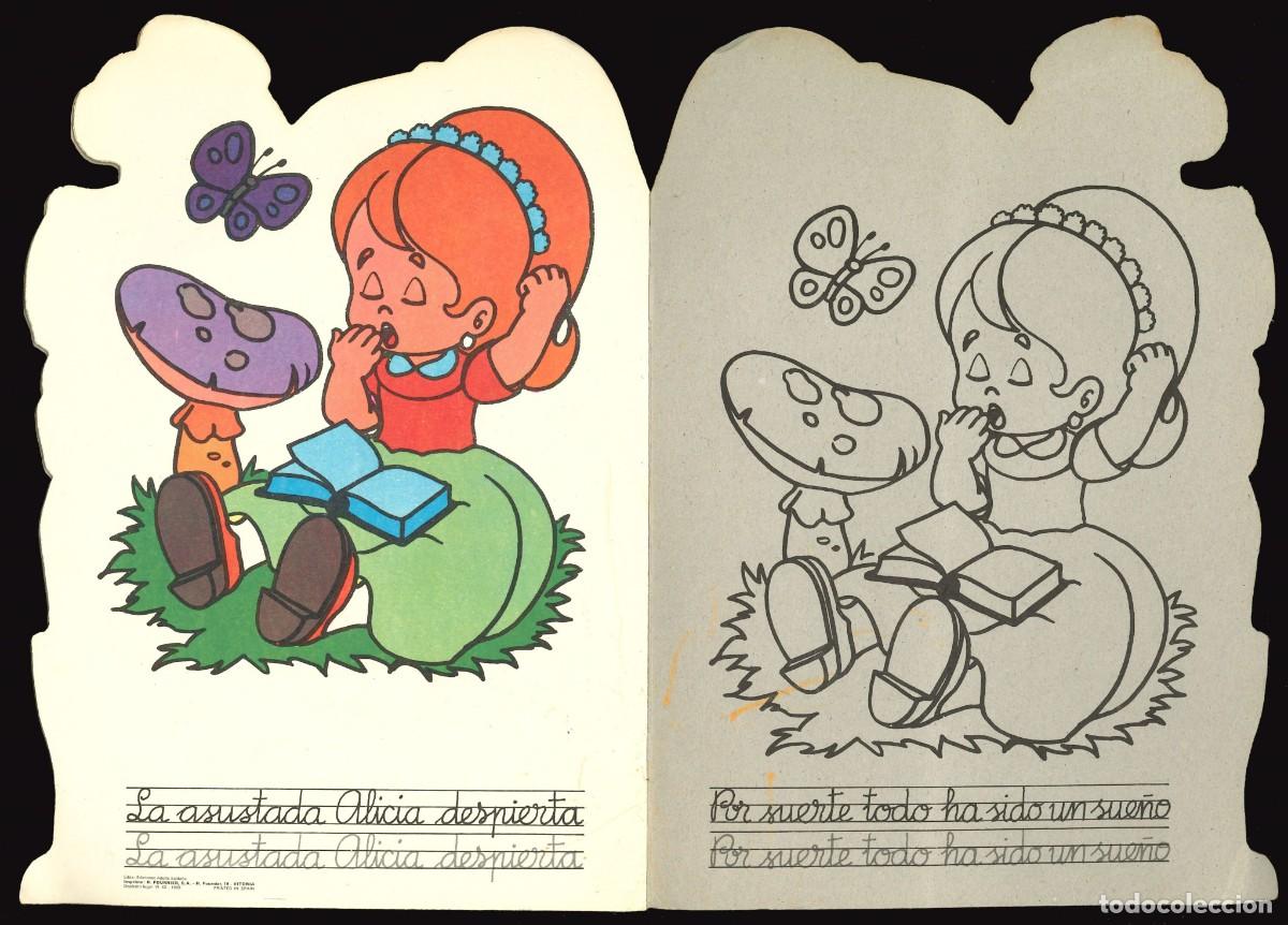 Libros de segunda mano: PINTA CUENTOS - SALDA&Ntilde;A / ALICIA - Foto 3