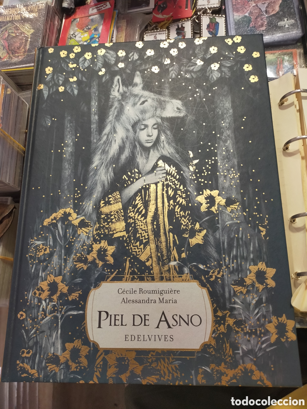 Libros de segunda mano: PIEL DE ASNO CLASICOS ILUSTRADOS EDELVIVES PRECIOSO LUJO ULUSTRADO