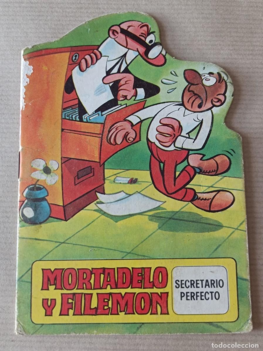 Libros de segunda mano: CUENTO MORTADELO Y FILEM&Oacute;N SECRETARIO PERFECTO BRUGUERA 1971 MINI TROQUELADOS ASES DEL HUMOR