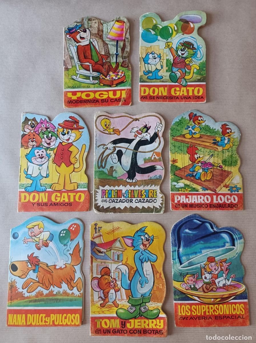 Libros de segunda mano: CUENTOS YOGUI DON GATO PIOLIN Y SILVESTRE P&Aacute;JARO LOCO NANA DULCE PULGOSO MINI TROQUELADOS TELE COLOR
