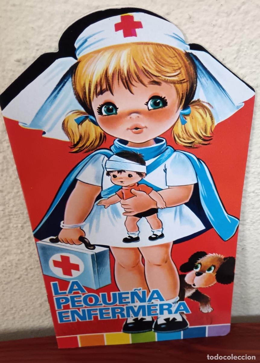 Libros de segunda mano: CUADERNO PARA PINTAR LA PEQUE&Ntilde;A ENFERMERA A&Ntilde;O 1999 34,5X18 CM.
