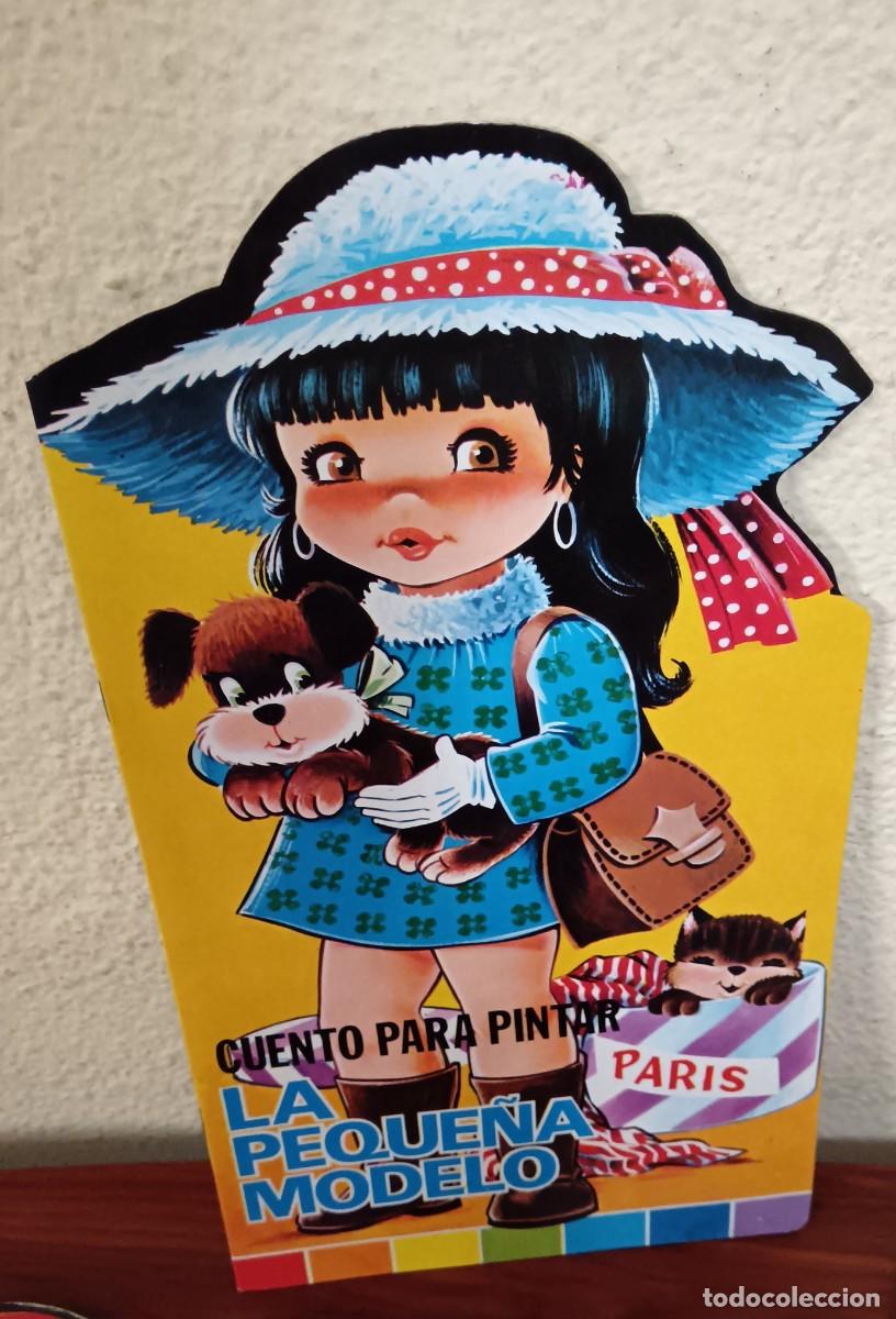 Libros de segunda mano: CUENTO PARA PINTAR LA PEQUE&Ntilde;A MODELO 34,5X18,5 CM.