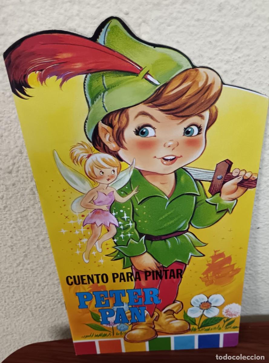 Libros de segunda mano: CUENTO PARA PINTAR PETER PAN A&Ntilde;O 1999 34,5X18,5 CM.