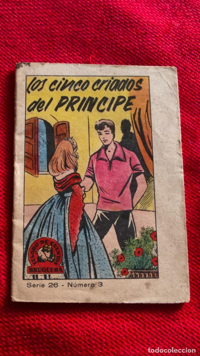 Libros de segunda mano: Los cinco criados del pr&iacute;ncipe. Tesoro de cuentos Bruguera. Serie 26 n&ordm; 3