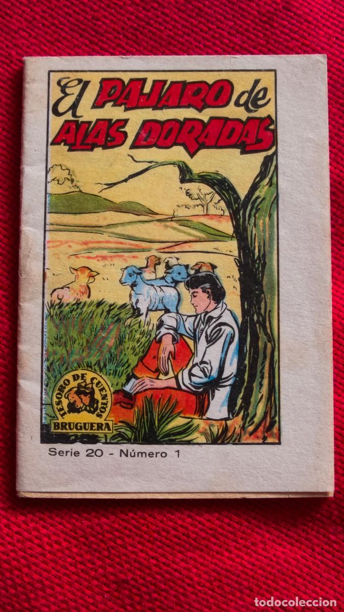 Libros de segunda mano: El p&aacute;jaro de alas doradas. Tesoro de cuentos Bruguera. Serie 20 n&ordm; 1