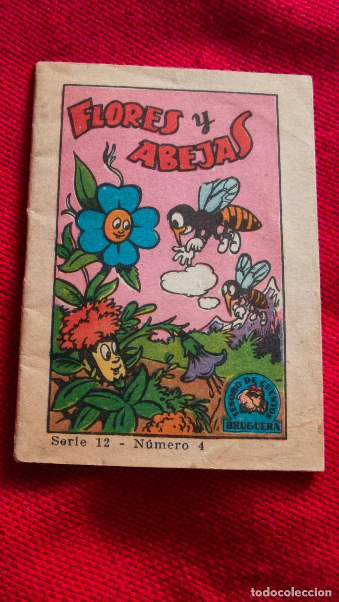 Libros de segunda mano: Flores y abejas. Tesoro de cuentos Bruguera. Serie 12 n&ordm; 4