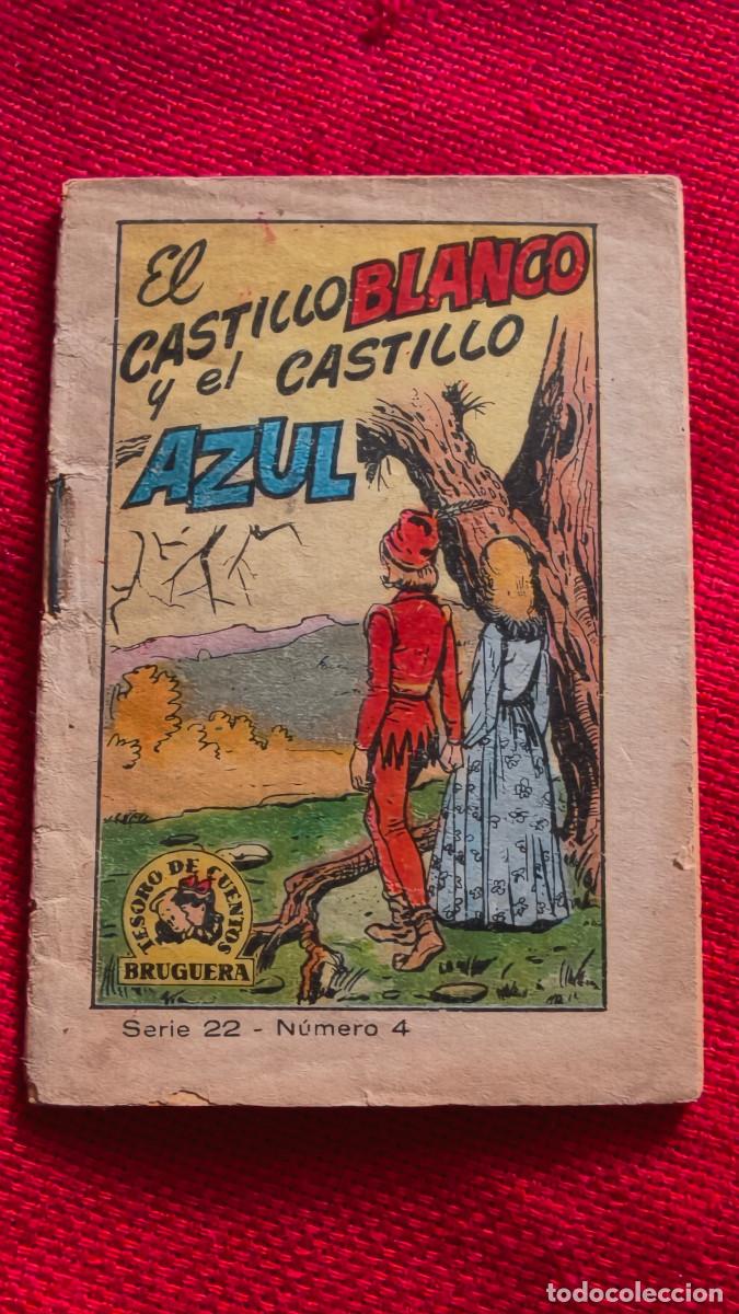 Libros de segunda mano: El castillo blanco y el castillo azul. Tesoro de cuentos Bruguera. Serie 22 n&ordm; 4