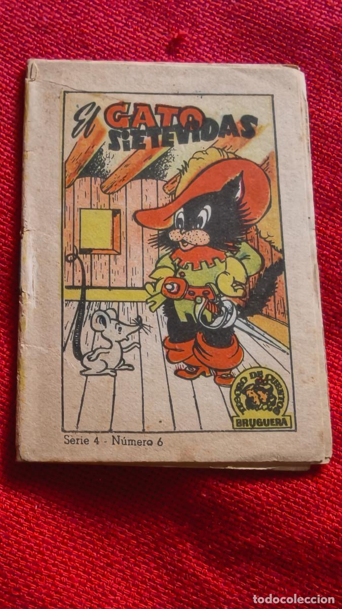 Libros de segunda mano: El gato Sietevidas. Tesoro de cuentos Bruguera. Serie 4 n&ordm; 6