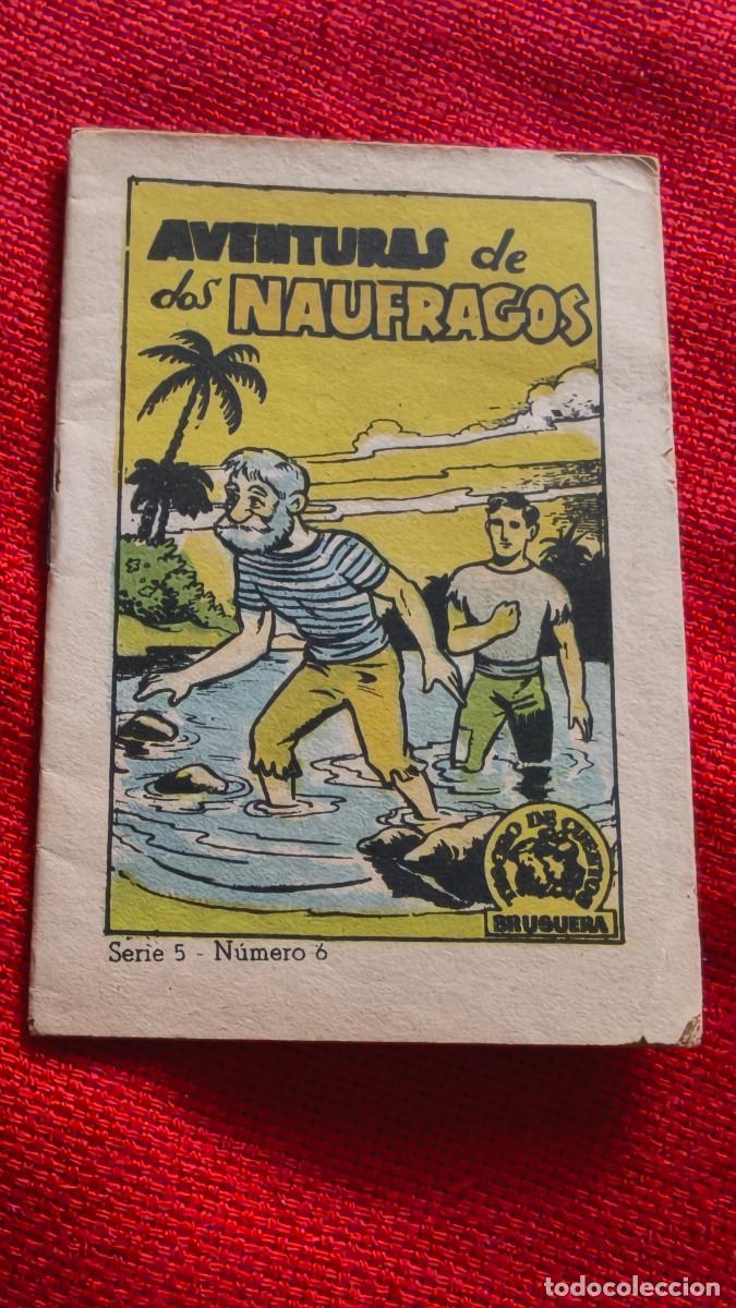 Libros de segunda mano: Aventuras de dos n&aacute;ufragos. Tesoro de cuentos Bruguera. Serie 5 n&ordm; 6