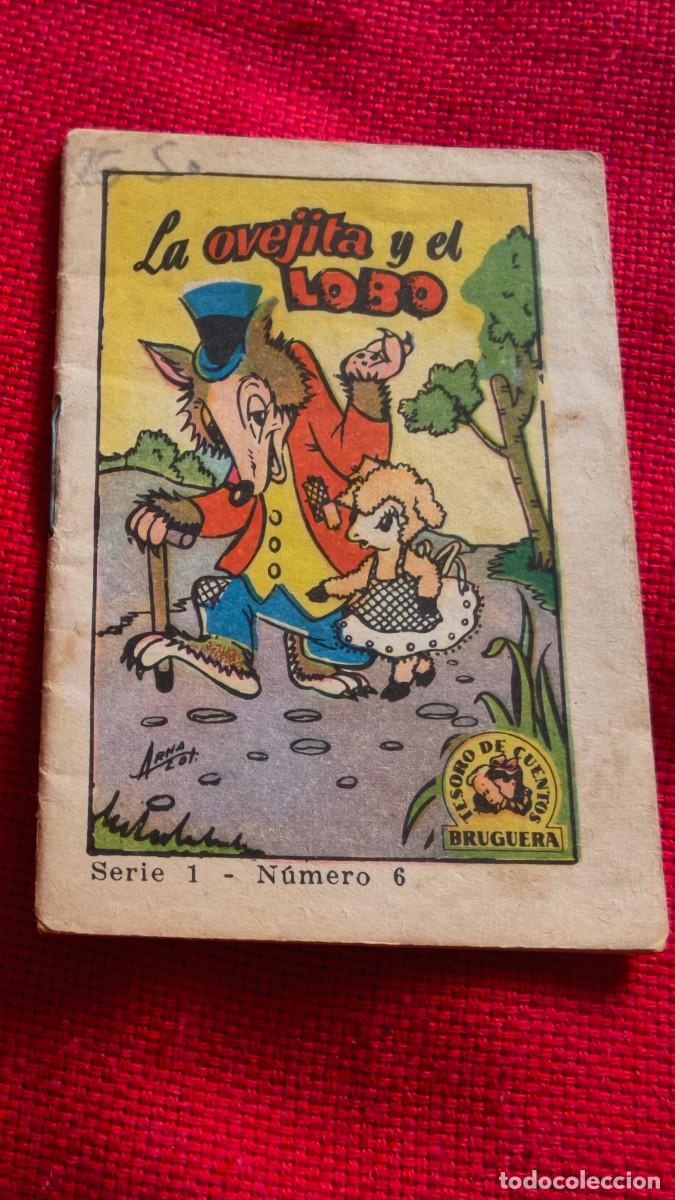 Libros de segunda mano: La ovejita y el lobo. Tesoro de cuentos Bruguera. Serie 1 n&ordm; 6