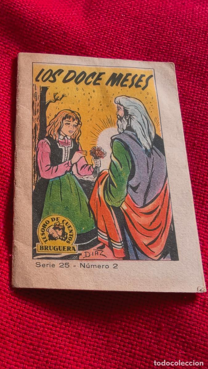Libros de segunda mano: Los doce meses. Tesoro de cuentos Bruguera. Serie 25 n&ordm; 2