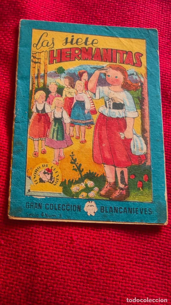 Libros de segunda mano: Las siete hermanitas. Gran colecci&oacute;n Blancanieves. Tesoro de cuentos. Serie 4 n&ordm; 3