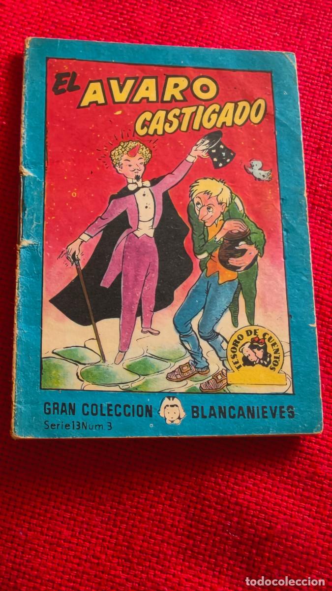 Libros de segunda mano: El avaro castigado. Gran colecci&oacute;n Blancanieves. Tesoro de cuentos. Serie 13 n&ordm; 3