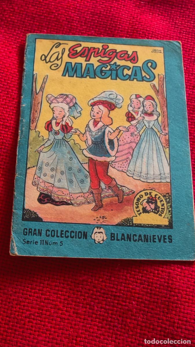 Libros de segunda mano: Las espigas m&aacute;gicas. Gran colecci&oacute;n Blancanieves. Tesoro de cuentos. Serie 11 n&ordm; 5