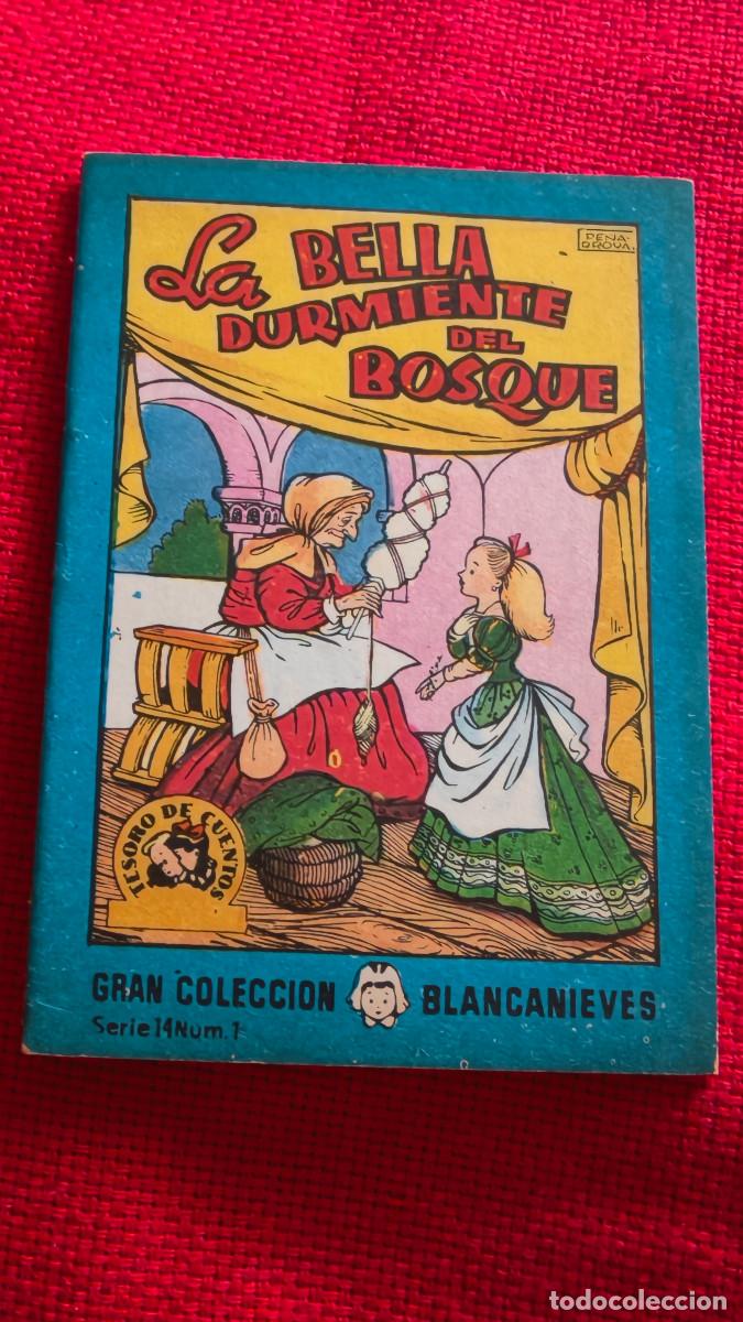 Libros de segunda mano: La bella durmiente del bosque. Gran colecci&oacute;n Blancanieves. Tesoro de Cuentos. Serie 14 n&ordm; 1