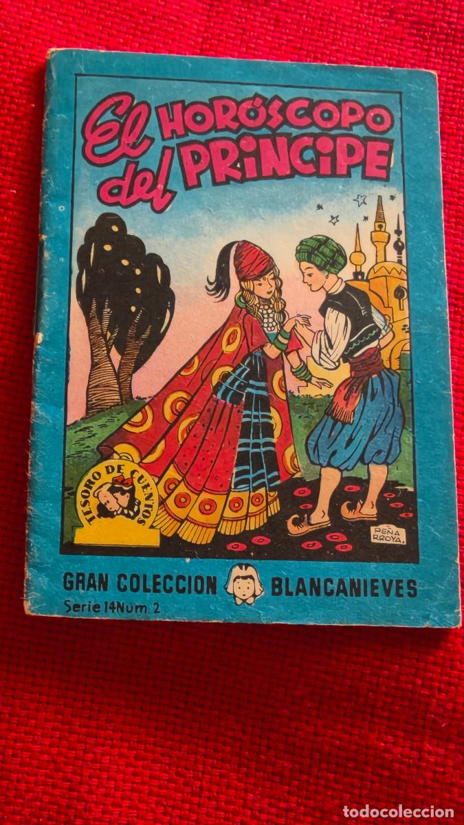 Libros de segunda mano: El hor&oacute;scopo del pr&iacute;ncipe. Gran colecci&oacute;n Blancanieves. Tesoro de cuentos. Serie 14 n&ordm; 2