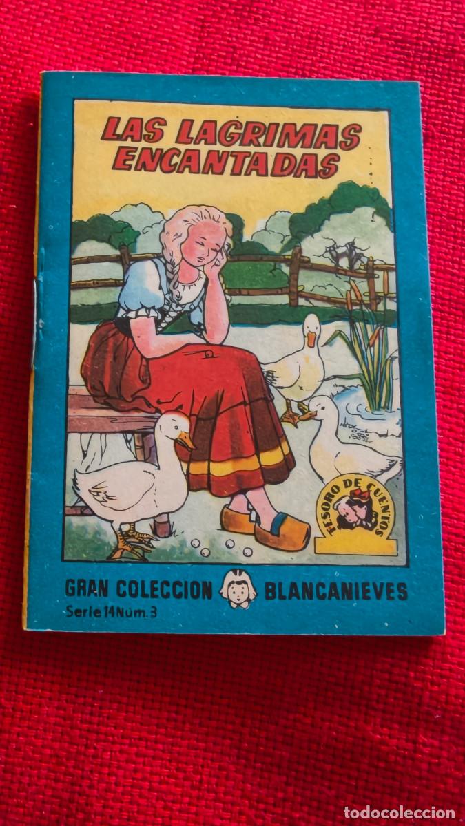 Libros de segunda mano: Las l&aacute;grimas encantadas. Gran colecci&oacute;n Blancanieves. Tesoro de cuentos. Serie 14 n&ordm; 3
