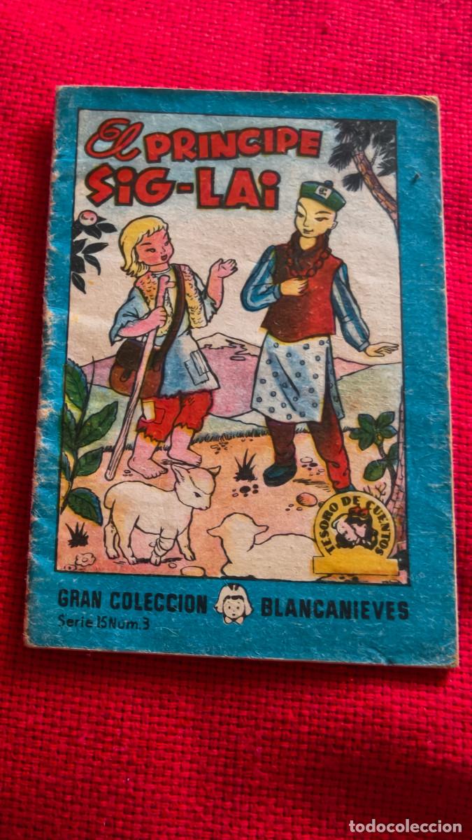 Libros de segunda mano: El pr&iacute;ncipe Sig-Lai. Gran colecci&oacute;n Blancanieves. Tesoro de cuentos. Serie 15 n&ordm; 3