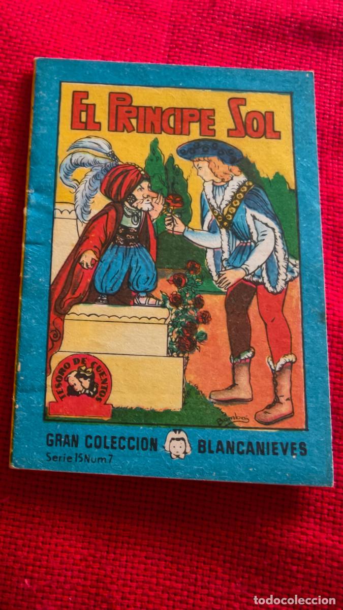 Libros de segunda mano: El pr&iacute;ncipe Sol. Gran colecci&oacute;n Blancanieves. Tesoro de cuentos. Serie 15 n&ordm; 7