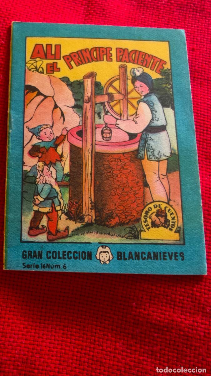 Libros de segunda mano: Ali el pr&iacute;ncipe paciente. Gran colecci&oacute;n Blancanieves. Tesoro de cuentos. Serie 16 n&ordm; 6