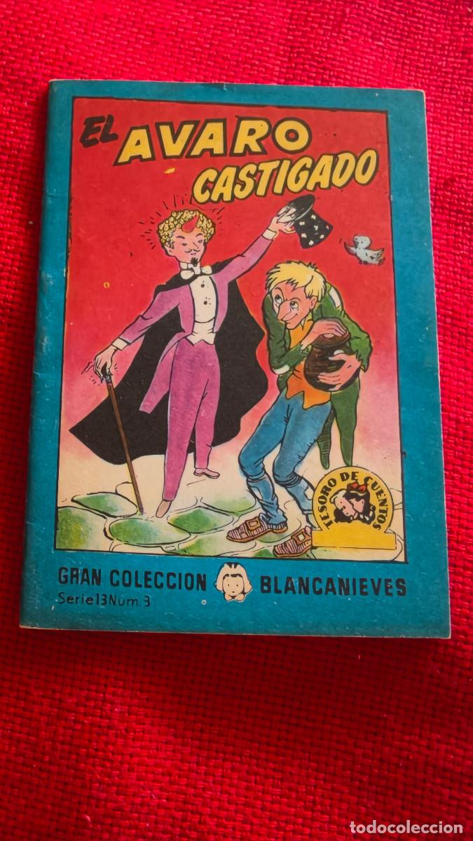 Libros de segunda mano: El avaro castigado. Gran colecci&oacute;n Blancanieves. Tesoro de cuentos. Serie 13 n&ordm; 3