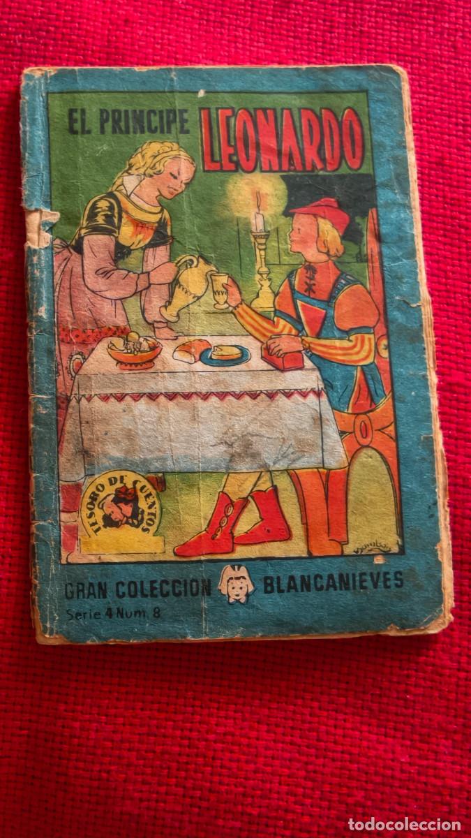 Libros de segunda mano: El pr&iacute;ncipe Leonardo. Gran colecci&oacute;n Blancanieves. Tesoro de cuentos. Serie 4 n&ordm; 8