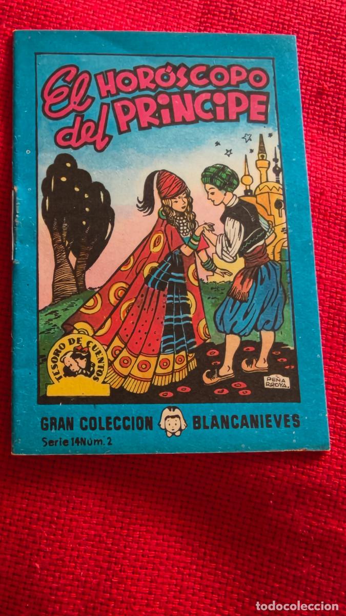 Libros de segunda mano: El hor&oacute;scopo del pr&iacute;ncipe. Gran colecci&oacute;n Blancanieves. Tesoro de cuentos. Serie 14 n&ordm; 2