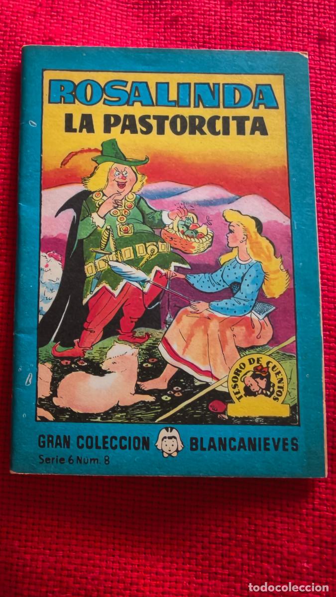 Libros de segunda mano: Rosalinda la pastorcita. Gran colecci&oacute;n Blancanieves. Tesoro de cuentos. Serie 6 n&ordm; 8