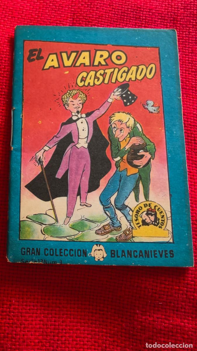 Libros de segunda mano: El avaro castigado. Gran colecci&oacute;n Blancanieves. Tesoro de cuentos. Serie 13 n&ordm; 3