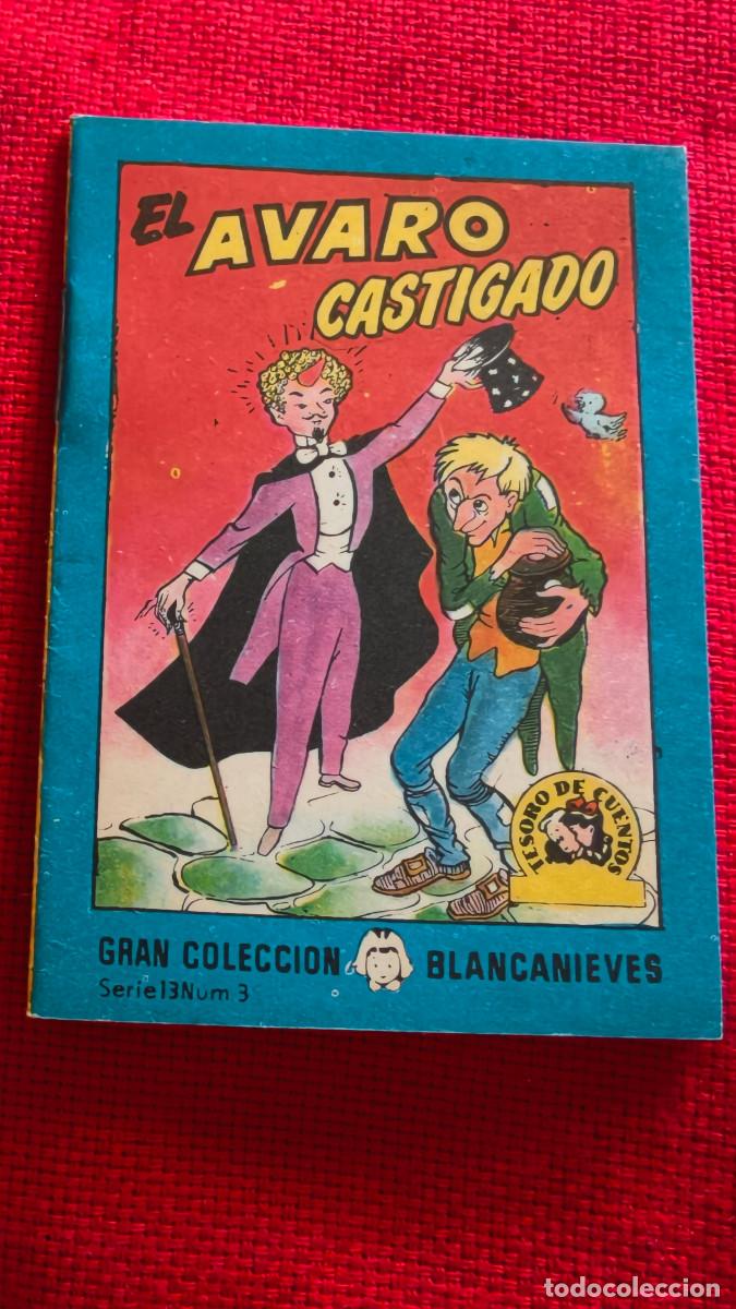 Libros de segunda mano: El avaro castigado. Gran colecci&oacute;n Blancanieves. Tesoro de cuentos. Serie 13 n&ordm; 3