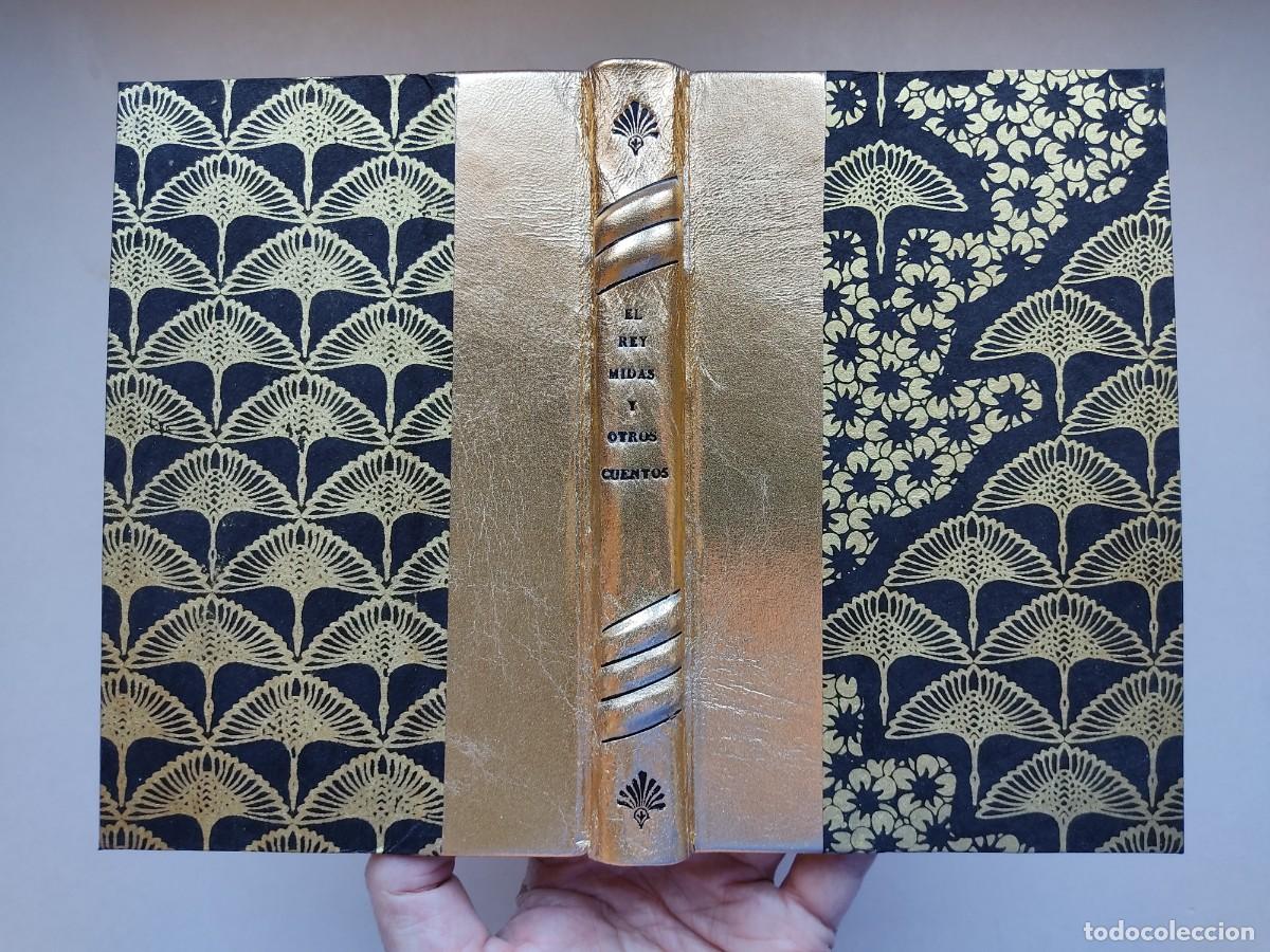 Libros de segunda mano: El rey Midas y otros cuentos (1974)/ adaptaci&oacute;n Montserrat Gallarda Gar&oacute;s. Encuadernaci&oacute;n artesanal