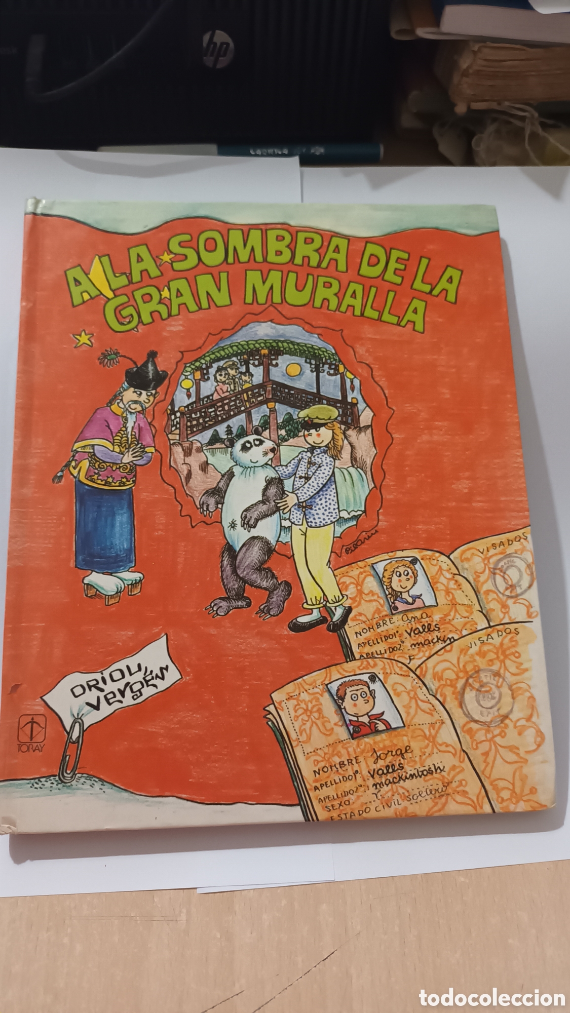 Libros de segunda mano: A la sombra de la gran muralla, colecci&oacute;n Ana y Jorge, trotamundos