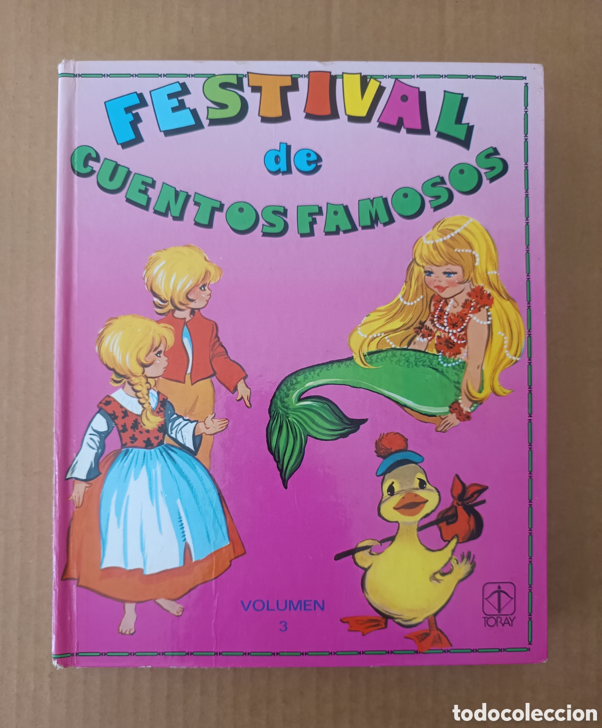 Libros de segunda mano: Festival de Cuentos Famosos Volumen 3, por Eugenio Sotillos y Mar&iacute;a Pascual (Toray, 1990).