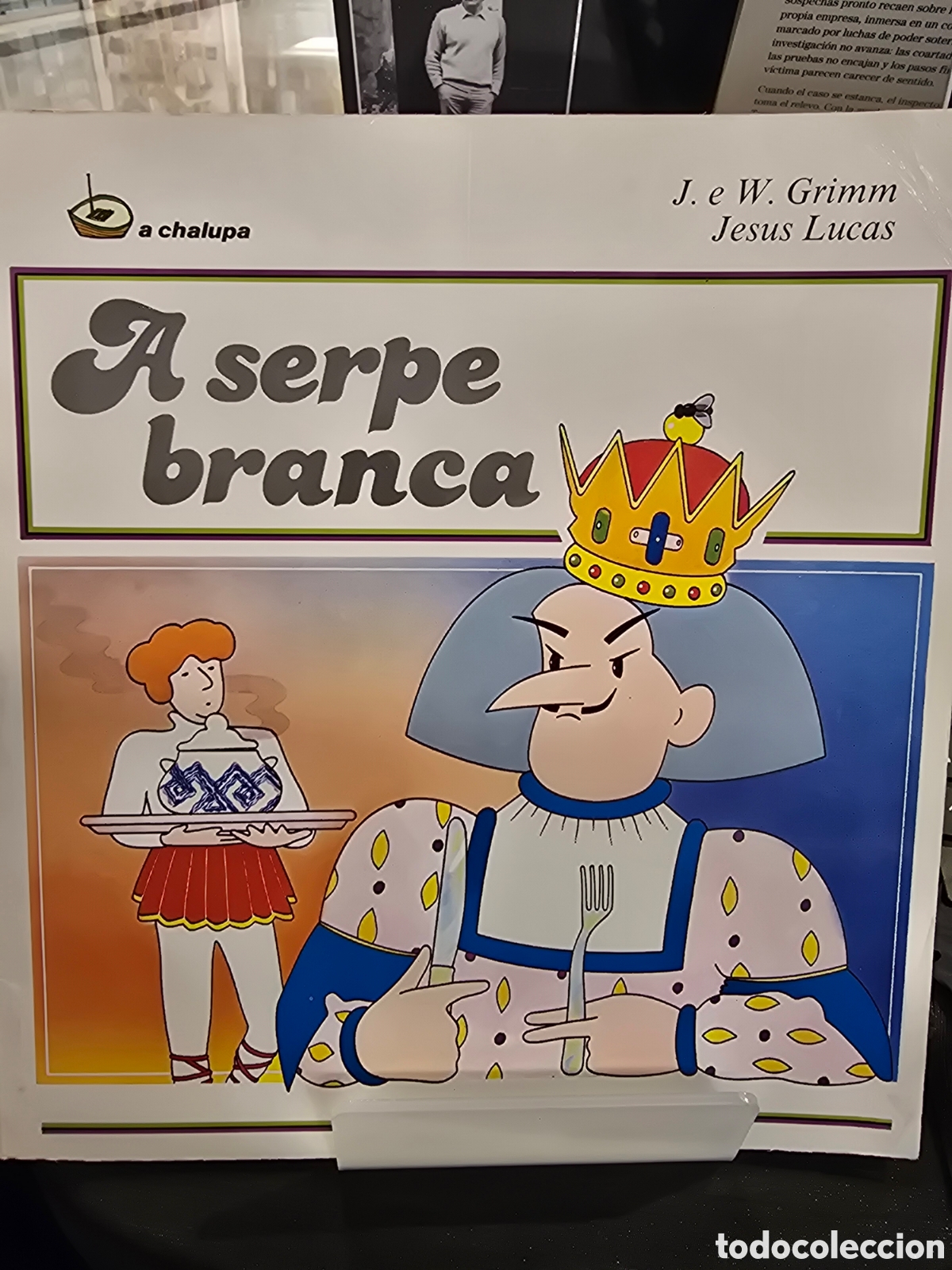 Libros de segunda mano: A SERPE BRANCA Cuento infantil en gallego A Chalupa Galaxia