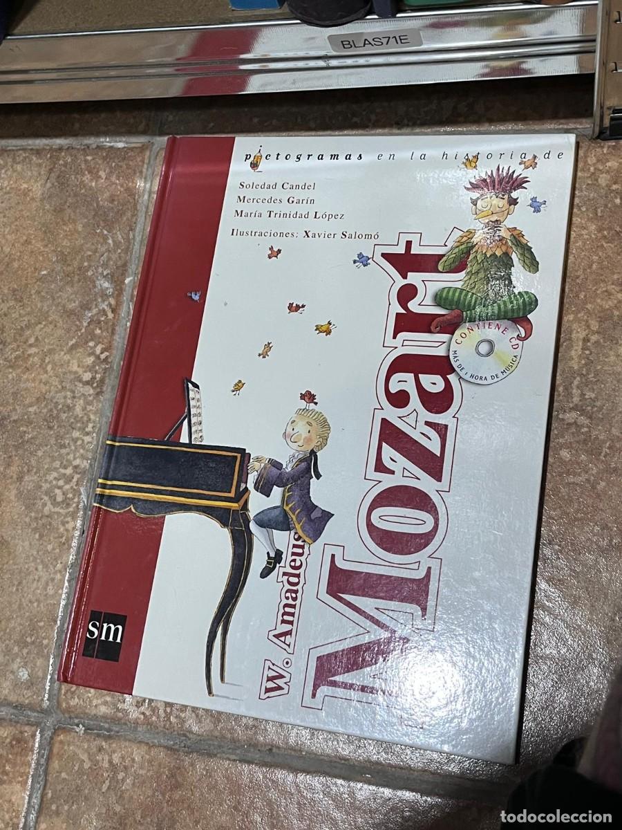 Libros de segunda mano: BLAS71E &ndash; Mozart. Pictogramas en la historia de... (SM, con CD) &mdash;