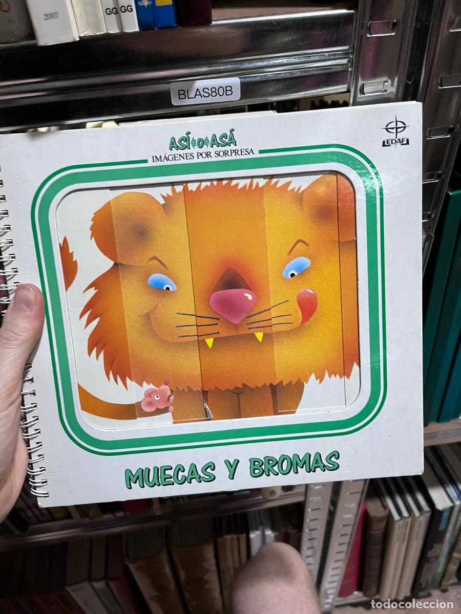 Libros de segunda mano: BLAS80B &ndash; As&iacute; o As&aacute;: Muecas y bromas (Edaf). Libro infantil interactivo.