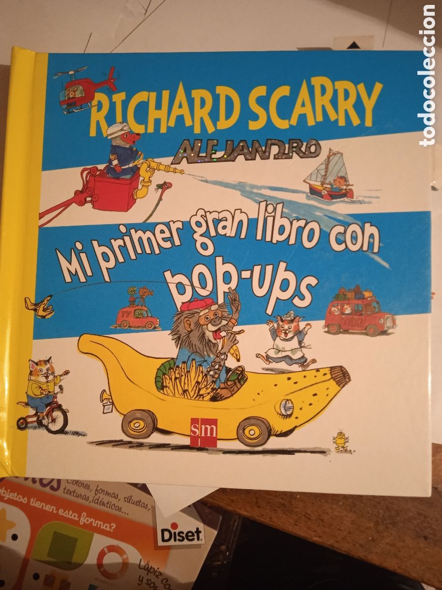Libros de segunda mano: RICHARD SCARRY MI PRIMER GRAN LIBRO CON POP-UPS NUEVO DESPLEGABLE