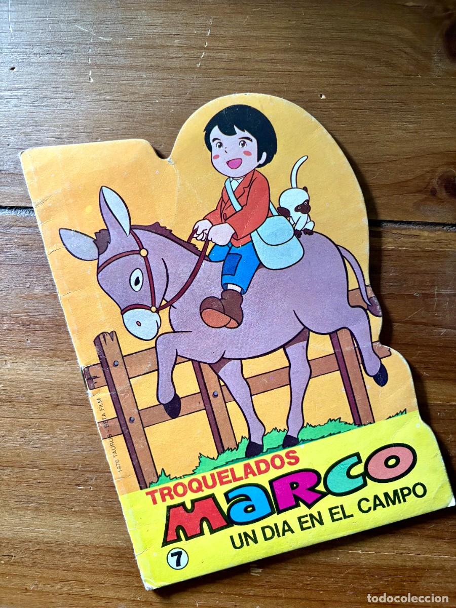 Libros de segunda mano: TROQUELADO MARCO DE LOS APENINOS A LOS ANDES, UN DIA EN EL CAMPO NUMERO 7 8 HOJAS 1977