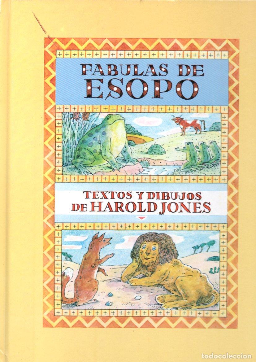 Libros de segunda mano: F&Aacute;BULAS DE ESOPO - TEXTOS Y DIBUJOS DE HAROLD JONES (ASURI, 1983) GRAN FORMATO
