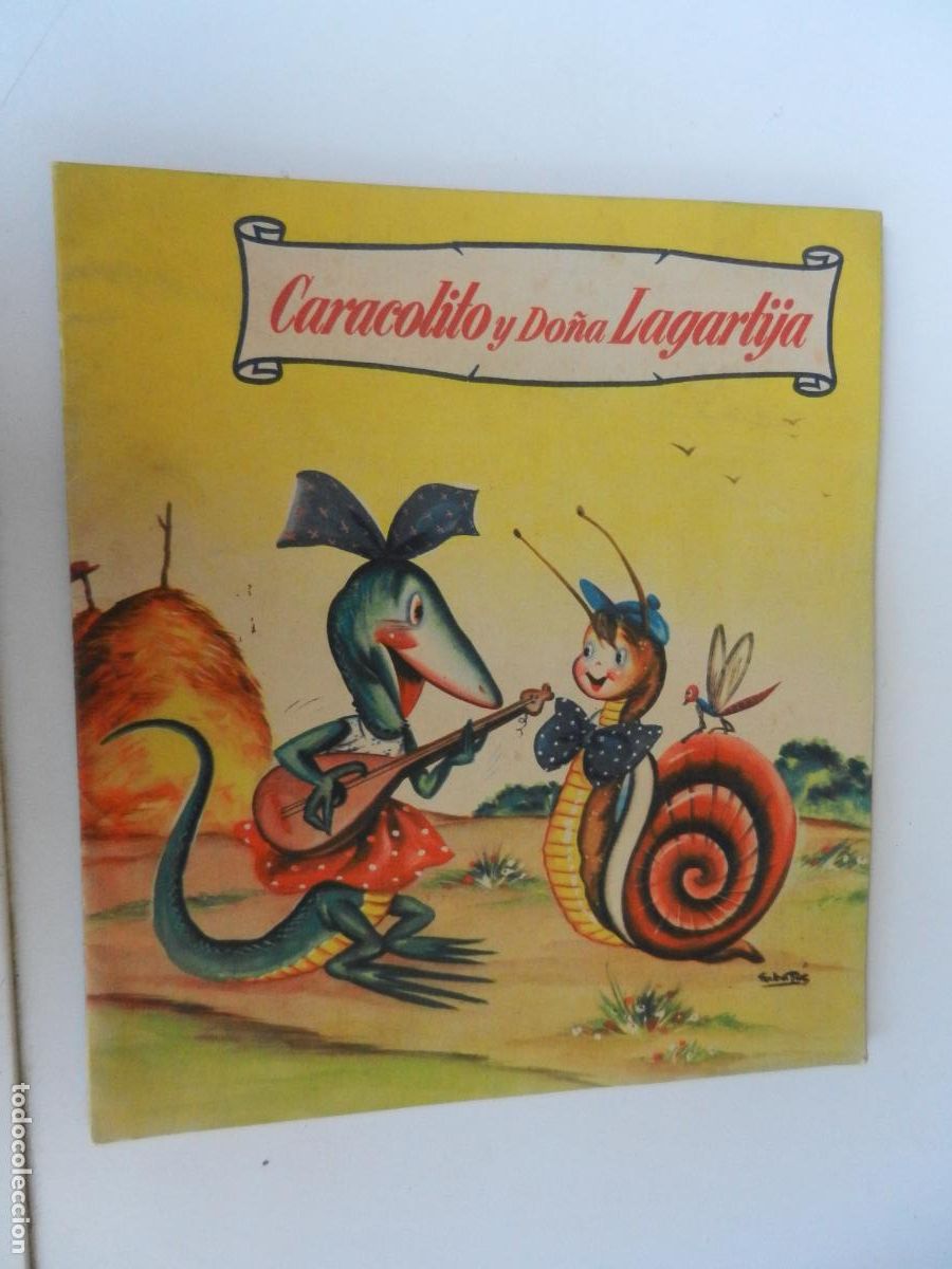 Libros de segunda mano: CARACOLITO Y DO&Ntilde;A LAGARTIJA - COLECCI&Oacute;N COLORIN EDITORIAL BRUGUERA 1960.