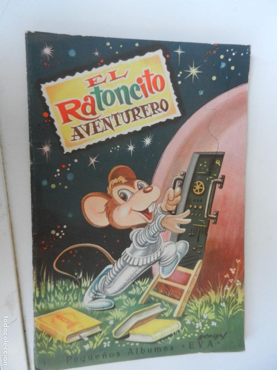 Libros de segunda mano: EL RATONCITO AVENTURERO-PEQUE&Ntilde;OS ALBUMES EVA N&ordm; 1 - EDITORIAL VASCO AMERICANA 1962.