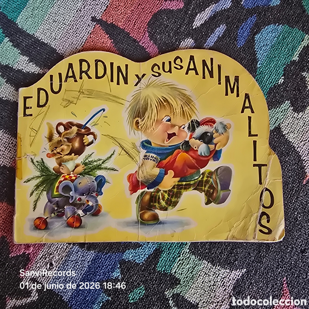 Libros de segunda mano: [TROQUELADO] EDUARDIN Y SUS ANIMALITOS (GOYA)