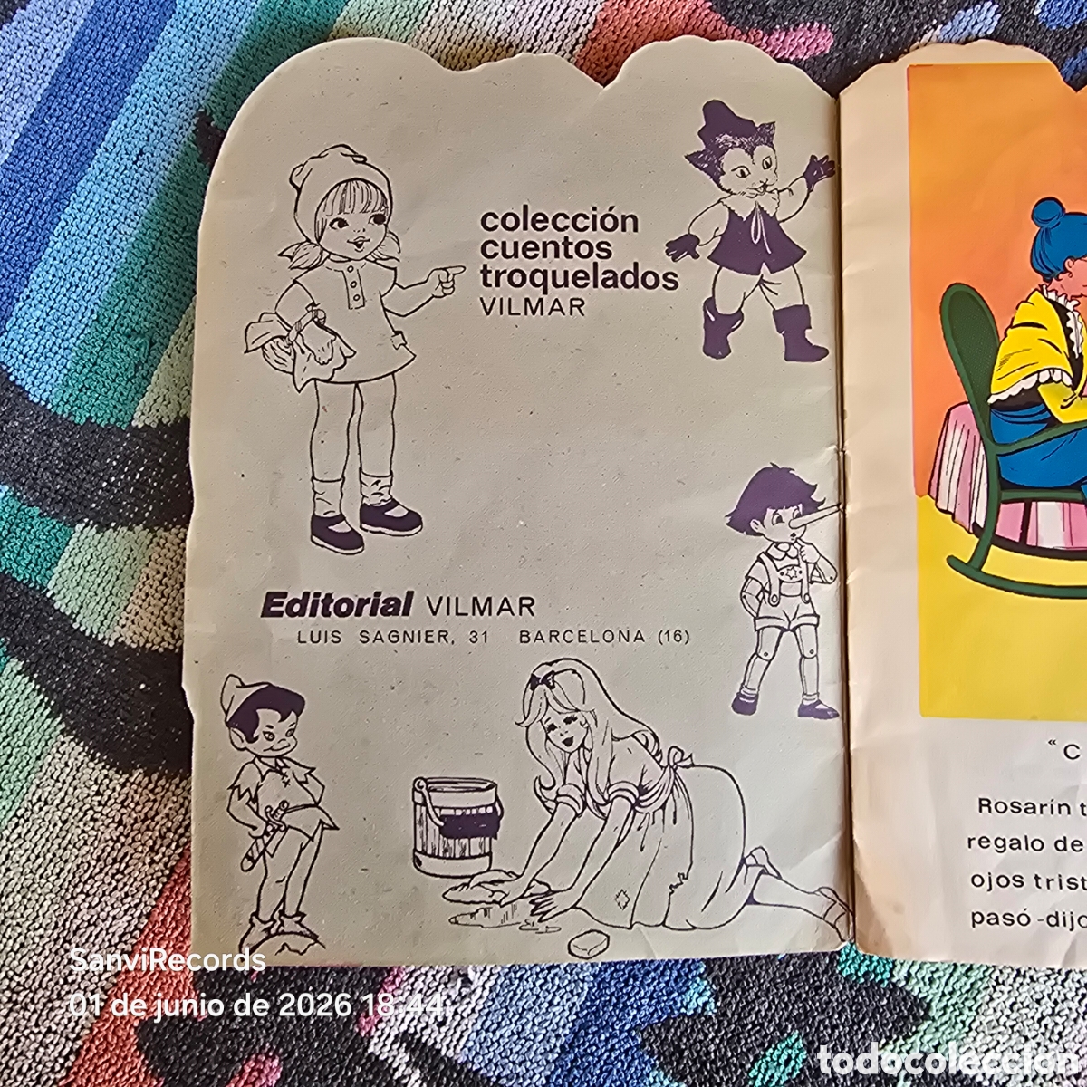Libros de segunda mano: CUENTOS TROQUELADOS VILMAR: CASCANUECES (VILMAR) - Foto 2
