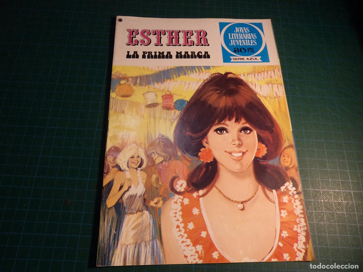 Libros de segunda mano: Joyas Literarias Serie Azul. N&ordm; 23. Esther y su mundo. Bruguera 1&ordf; edicion. Contraportada escrita