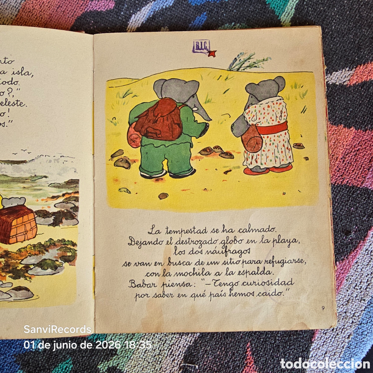 Libros de segunda mano: BABAR EN GLOBO (JEAN DE BRUNHOFF) (AYMA S.A. EDITORA) - Foto 4